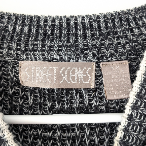 Vintage Street Scenes Eagle Leather Patch Sweater David Rose–Core Med.Men XL.Wom - Picture 6 of 9